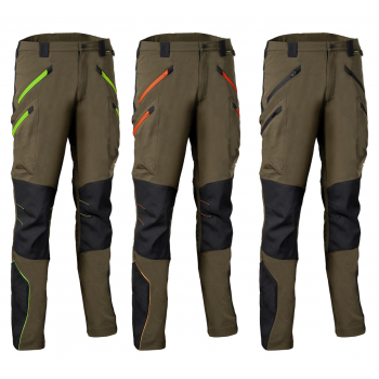 Pantalon ultra souple en stretch COFRA VELTEN taupe