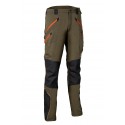 Pantalon ultra souple en stretch COFRA VELTEN taupe orange