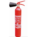 Extincteur CO2 2 kg - risques électriques gaz carbonique