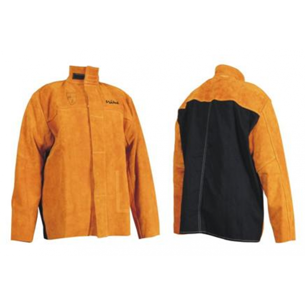 Veste soudeur en cuir coutures kevlar dos ignifugé WELTEK Veste soudeur en cuir coutures kevlar dos ignifugé WELTEK