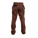 Pantalon TYPHON LENNY chocolat /noir PBV dos