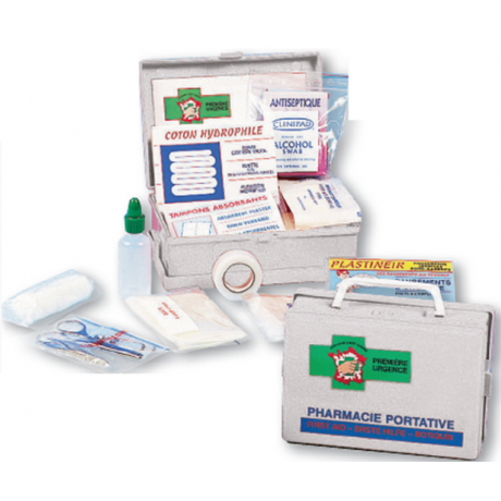 Trousse de premiers secours minibox tout public 1 à 5 pers.
