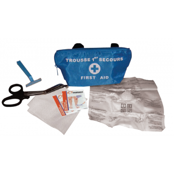 Kit premiers secours pour défibrillateur