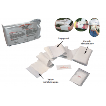 Coussin Hémostatique COUPE HEMO FRANCE NEIR