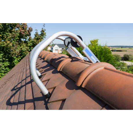 Crochet de toit aluminium pour échelle bois et aluminium