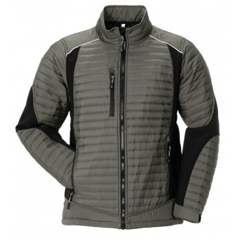 Veste doudoune froid travail et loisir homme AIR vert noir