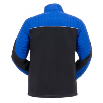Veste doudoune froid travail et loisir homme AIR bleu noir dos