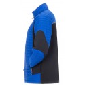 Veste doudoune froid travail et loisir homme AIR bleu noir profil