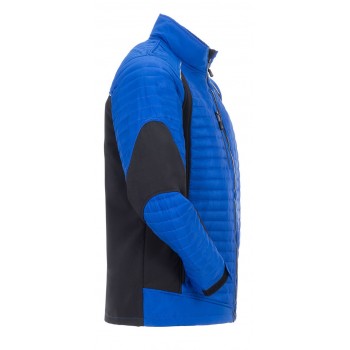 Veste doudoune froid travail et loisir homme AIR bleu noir profil