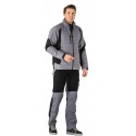 Veste doudoune froid travail et loisir homme AIR gris noir