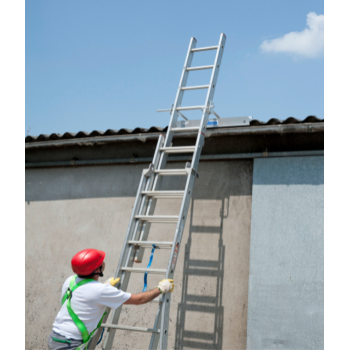 Stabilisateur d'échelle intervention SECURIPLAC et fibro ciment DIMOS