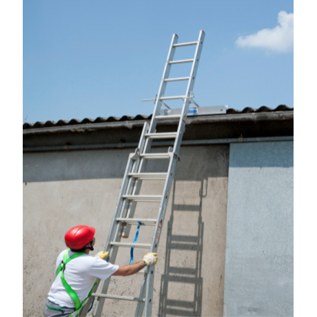 Stabilisateur d'échelle intervention SECURIPLAC et fibro ciment DIMOS