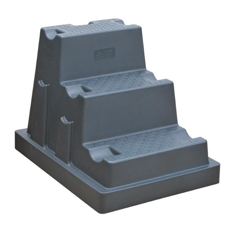 Escalier mobile rigide 3 marches milieu humide LA GEE