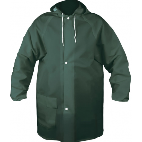 Veste de pluie verte imperméable résitante PTU 350 CHATARD