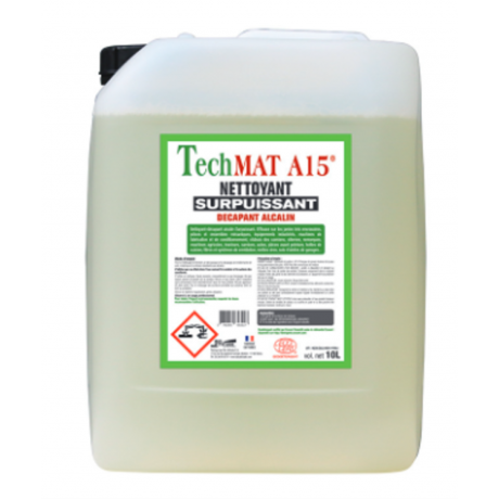 Dégraissant spécifique puissant Techmat A15 BIOATTITUDE