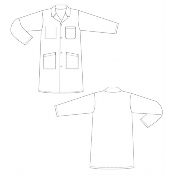 Patronage Blouse de travail bugatti poly coton homme à pressions PBV