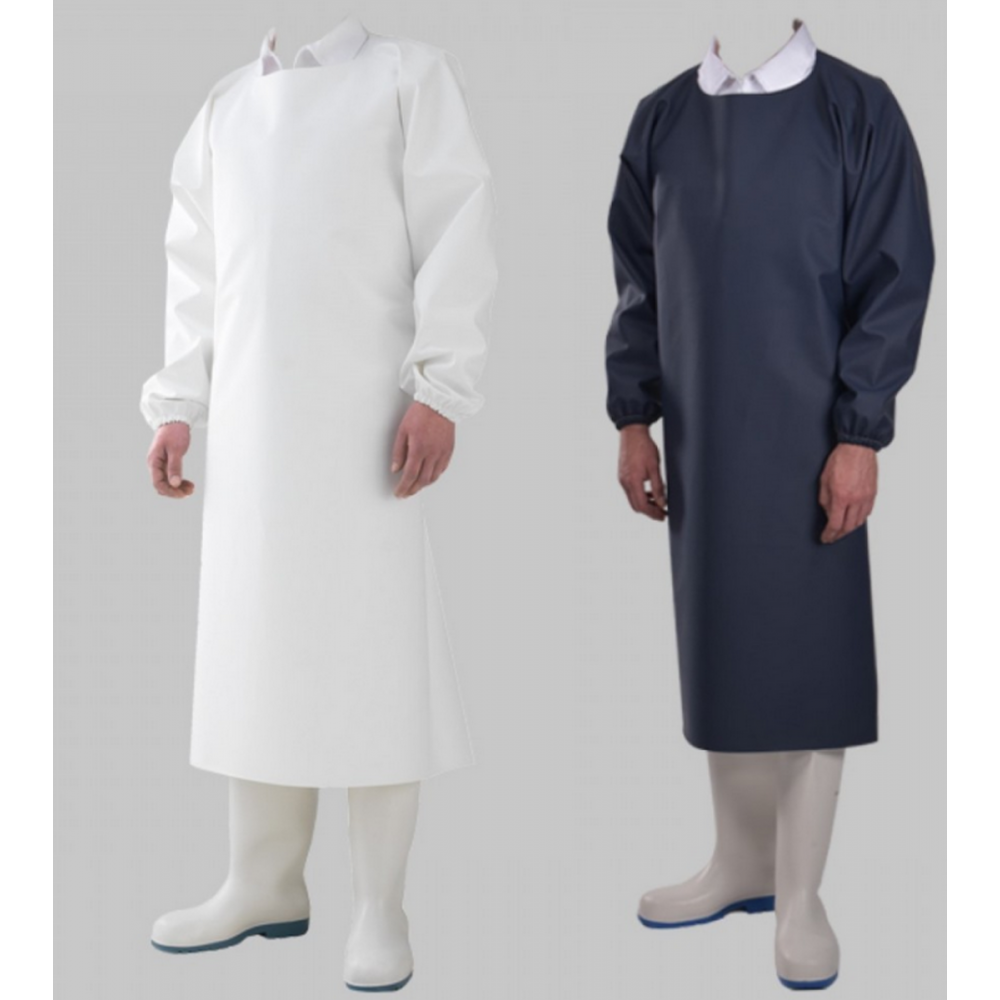 Tablier de traite à manche nitrile ROMEO MANULATEX I Sécurama