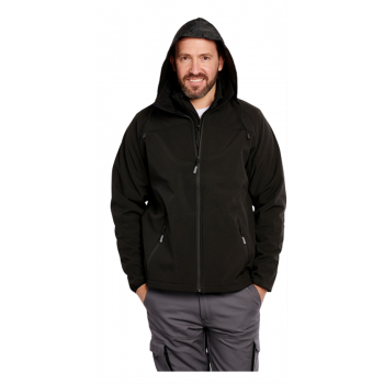 Capuche de notre Blouson de travail Softschell Gilbert PBV I Sécurama
