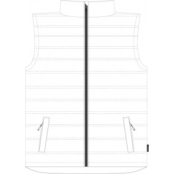 Patron de notre doudoune travail matelassée noire NEPTUNE PLANAM