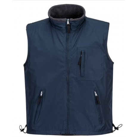 Gilet bodywarmer sans manche multipoche Réversible PORTWEST