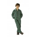 Combinaison de travail enfant Junior 100&nbsp;% coton PLANAM verte