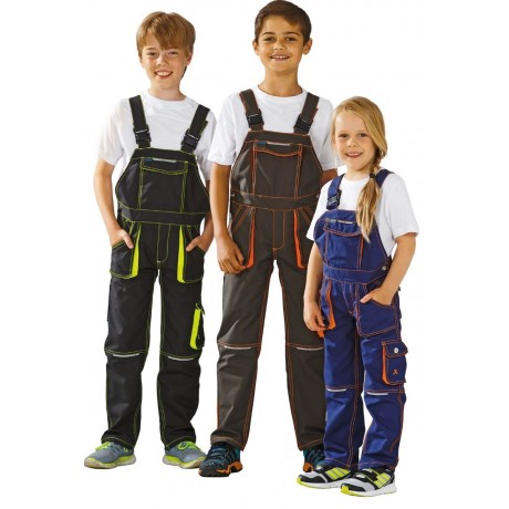 Salopette de travail enfant Junior BASLALT NEON