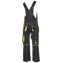 Salopette de travail enfant junior anthracite jaune