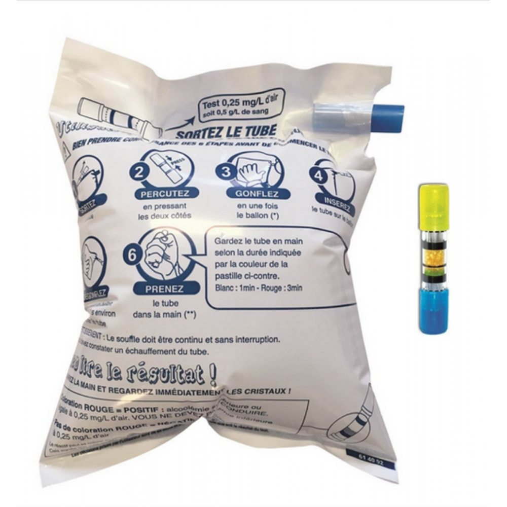 Ethylotest à usage unique Sécurama