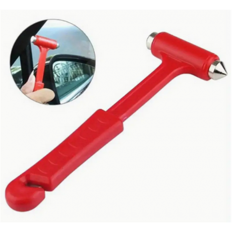 Marteau de Survie brise vitre coupe ceinture GROUPAMA