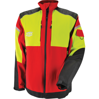 Veste de travail bucheron non protégée INFINITY SOLIDUR rouge