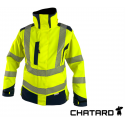 Veste de travail HV femme froid imper respirante NINA CHATARD jaune