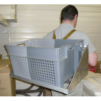 Porte caisse dorsal caisse ALLIBERT 50L vendange et récolte (sans sangle)