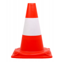 Cone de chantier 50 cm route TRAFIC CONE non lesté