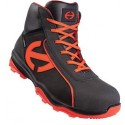 Chaussure sécurité haute RUN-R 300 HIGH S3 Noir / Orange Nubuck huilé