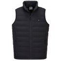Doudoune de travail chauffante noire PORT WEST