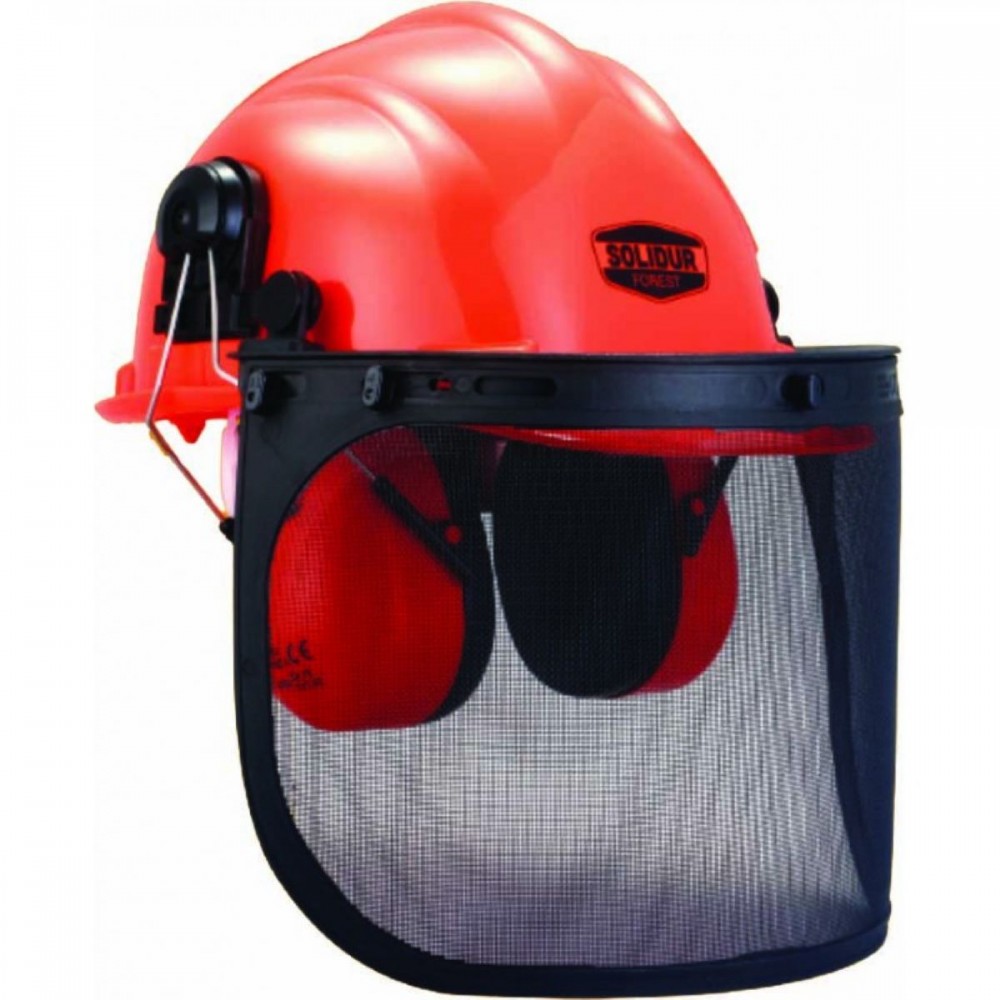 Casque complet forestier intégral SOLIDUR I Sécurama Casque complet forestier intégral SOLIDUR I Sécurama