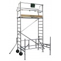 Echafaudage roulant naturoll - hauteur de taille 3.75 m