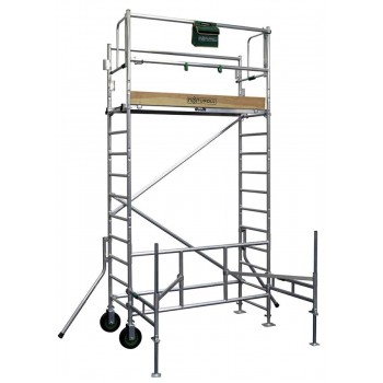 Echafaudage roulant naturoll - hauteur de taille 3.75 m