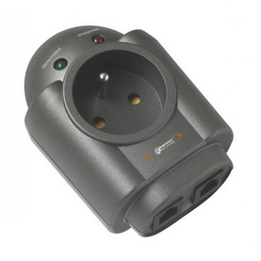 Parasurtenseur parafoudre Lan internet protection électrique INFOSEC