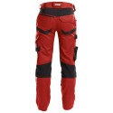 Pantalon de Travail Stretch DYNAX DASSY élasthanne rouge noir dos