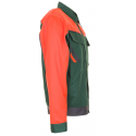 Blouson de travail Visline PLANAM vert orange ardoise profile