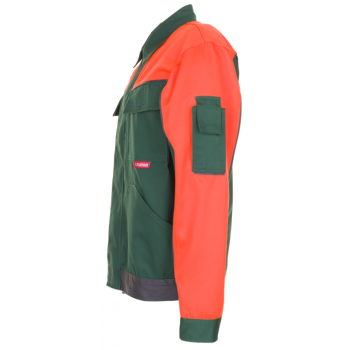 Blouson de travail Visline PLANAM vert orange ardoise profile
