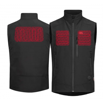 Partie chauffante du gilet