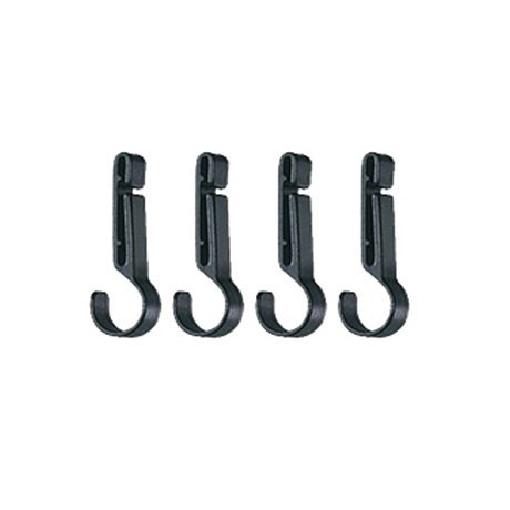 Lot 4 crochets Fixation CROCHLAMP S casque Bord Fin PETZL I Sécurama