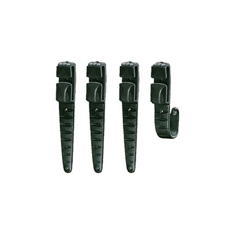 Lot 4 crochets CROCHLAMP casque Bords Epais x4 PETZL I Sécurama