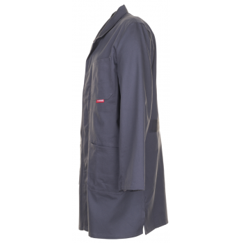 Blouse coton grise profil