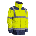 Parka KANATA haute visibilité petite et grande taille 4 en 1 COVERGUARD jaune