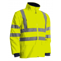 Parka KANATA haute visibilité petite et grande taille 4 en 1 COVERGUARD jaune