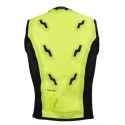 Gilet rafraichissant évaporation BODYCOOL SMART X INUTEQ jaune dos
