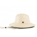 Chapeau protection solaire anti UV UPF 50+ infrarouge SOWAY beige